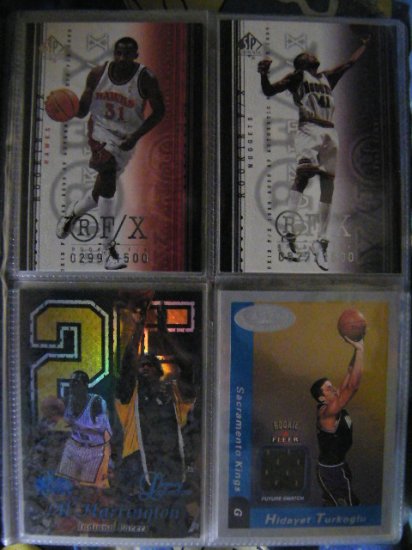 Al Harrington 98-99 Flair Showcase Legacy RC Rookie /99