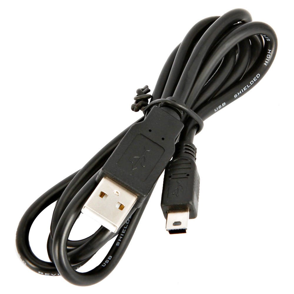 USB Charger Data Cable for PS3 Controller Black 1M
