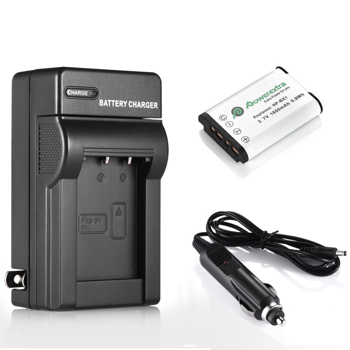 NP-BX1 Battery Charger for Sony Cyber-Shot DSC-RX100 II III HDR-AS100V AS15/10