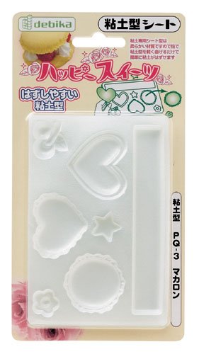 Reusable Mold for Making Clay Macaron PQ-3 - Flexible - Sweet Deco