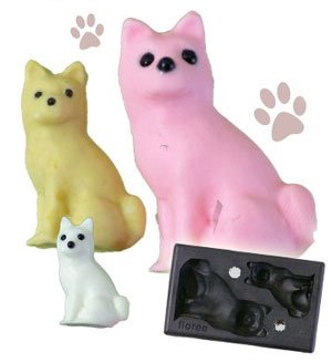 Clay Mold - Miniature Japanese Dog - Animal Series - Reusable
