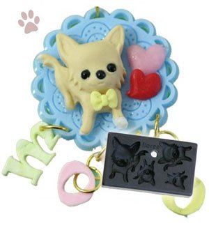 Clay Mold - Miniature Chihuahua Dog - Animal Series - Reusable