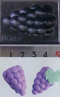 Clay Mold - Miniature Fake Grapes - Fruit Series (B) - Sweet Deco