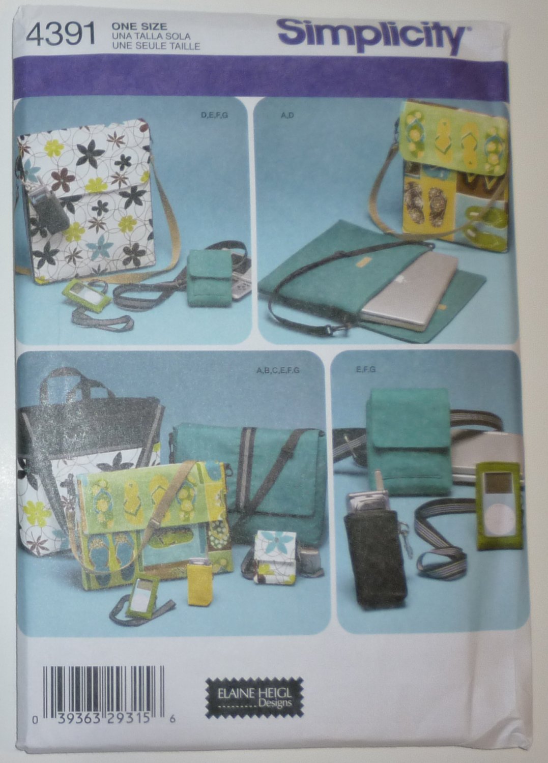 SEWING PATTERN - Bags and Accessories - # 4391
