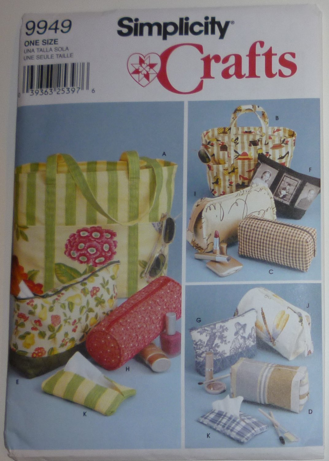SEWING PATTERN - Bags in Various Sizes - # 9949