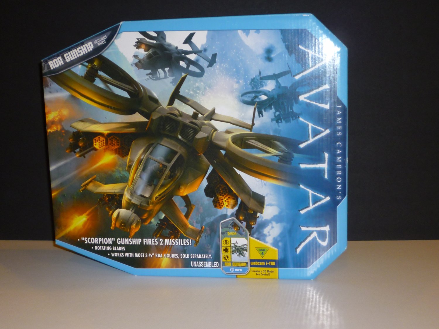 Avatar "Scorpion" Gunship Fires 2 Missiles