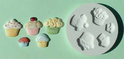 FOOD GRADE MOLD - The Cup Cake Design - Cake Decorating Mold - The Art of Cake Dressing - (22)