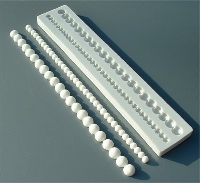 FOOD GRADE MOLD - Plain Beads Theme Design (M23) - Cake Decorating Mold - The Art of Cake Dressing