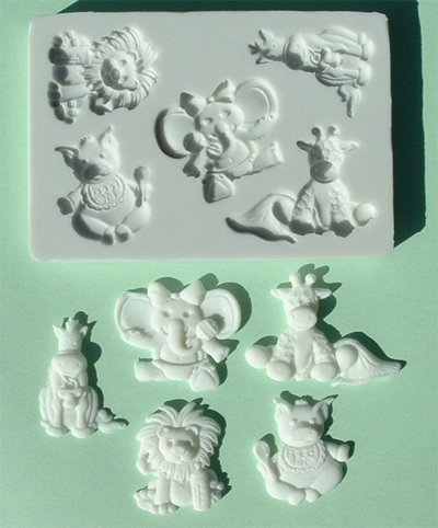 FOOD GRADE MOLD - Baby Animals Design - Cake Decorating Mold - The Art of Cake Dressing - (25)