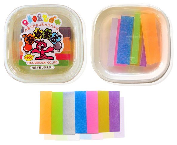 Clay Mold making Oyumaru (Multi color) / 1 pkg (7 pcs) - Make clay molds, using only hot water