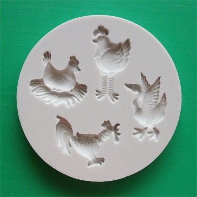 FOOD GRADE MOLD - The Farm Bird Design - Cake Decorating Mold - The Art of Cake Dressing - (57)