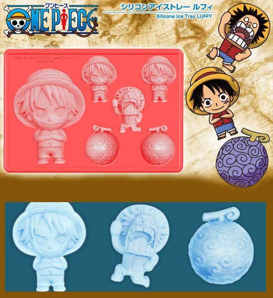 Silicone Ice Tray/Mold - Luffy - for Ice, Coffee, or Chocolate
