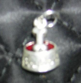 Dog Bone in Bowl Charm