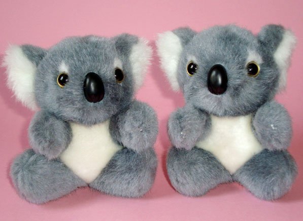 Koala Bears Plush Toys (2) ~ 12cm high, Post from Australia