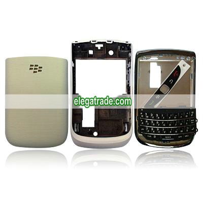 Fullset Housing with Keypad Compatible For Blackberry 9800 - White