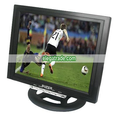 12 Inches TFT LCD Display 75Hz External Antenna Input Jack S-Video Input Jack AUDIO AV Input