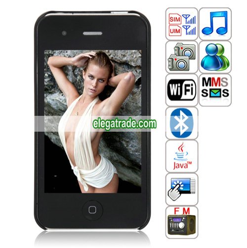 G4 Dual Band Dual Cameras GSM/CDMA+CDMA WIFI Bluetooth Java WAP 3.5-inch Touch Screen Phone