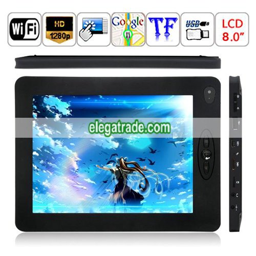 Android 2.2 8-inch LCD Touch Screen WIFI 1.2GHz CPU Tablet PC