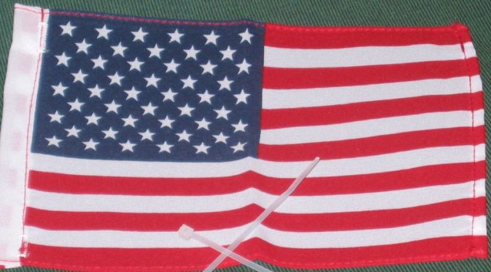 Support Our Troops in Iraq Patriotic AMERICAN FLAG ANTENNA FLAG USA F12