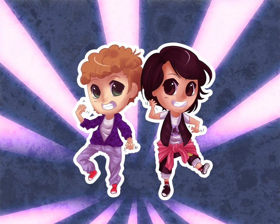 Bill & Ted Chibi 11 x 17 Print