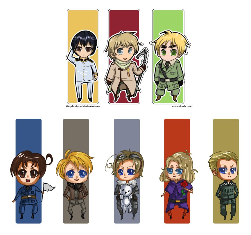 Hetalia charms