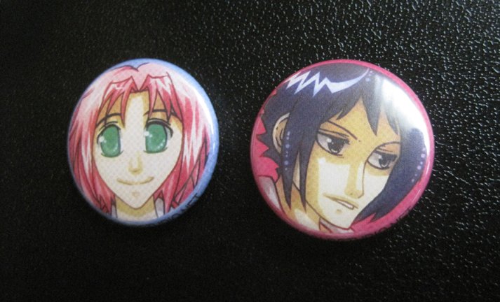 Naruto buttons