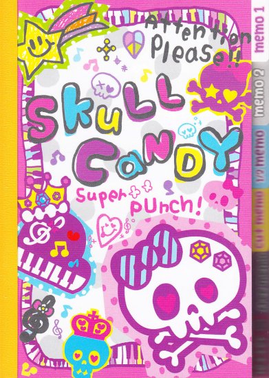 Q-Lia Skull Candy regular tab memo