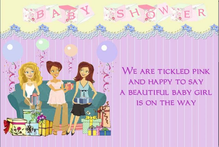 baby shower for girl invitation
