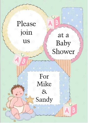 baby shower invitation