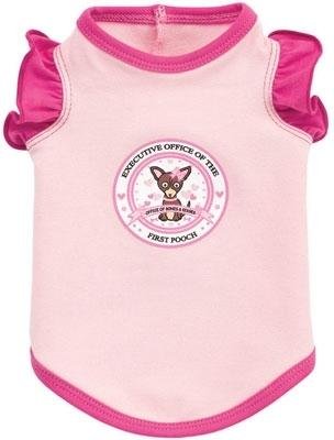 Dog Clothes Pink Executive Office of First Pooch Tank