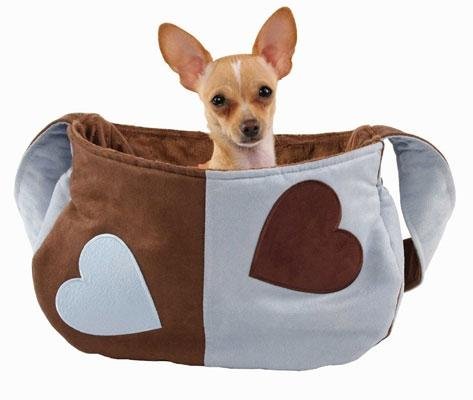 Dog Clothes Lovey Dovey Blue Snuggle Sack