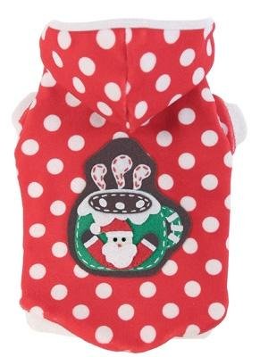 Dog Clothes Adorable Christmas Cocoa Hoodie