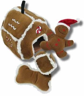 Dog Toys Adorable Hide-A-Toy Gingerbread House