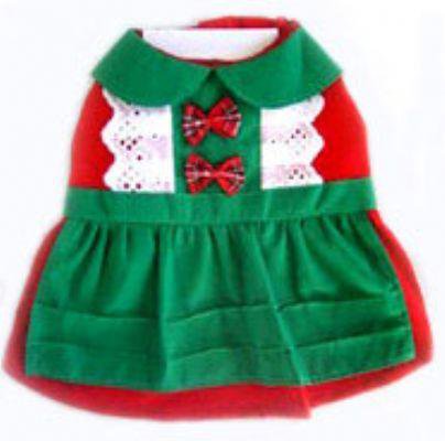 Dog Clothes Adorable Christmas Dress