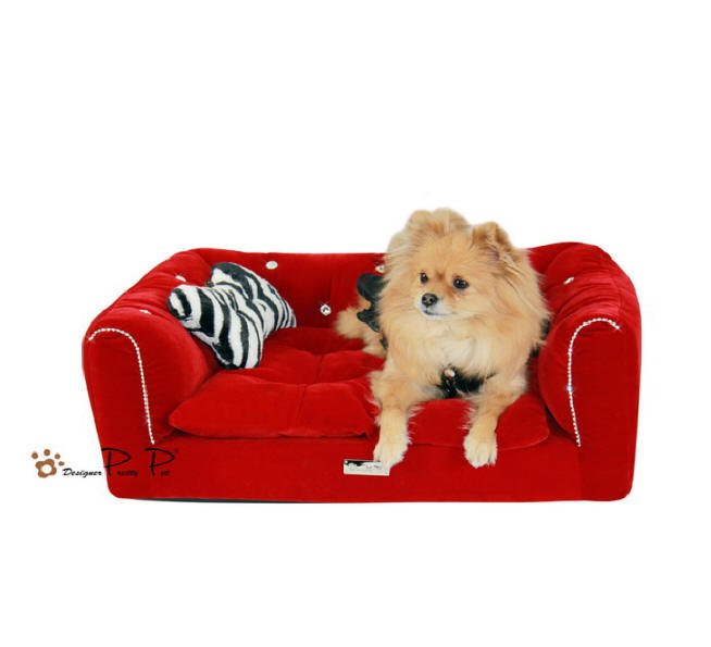 Dog Beds NEW!! Rectangular Red Couch Bed