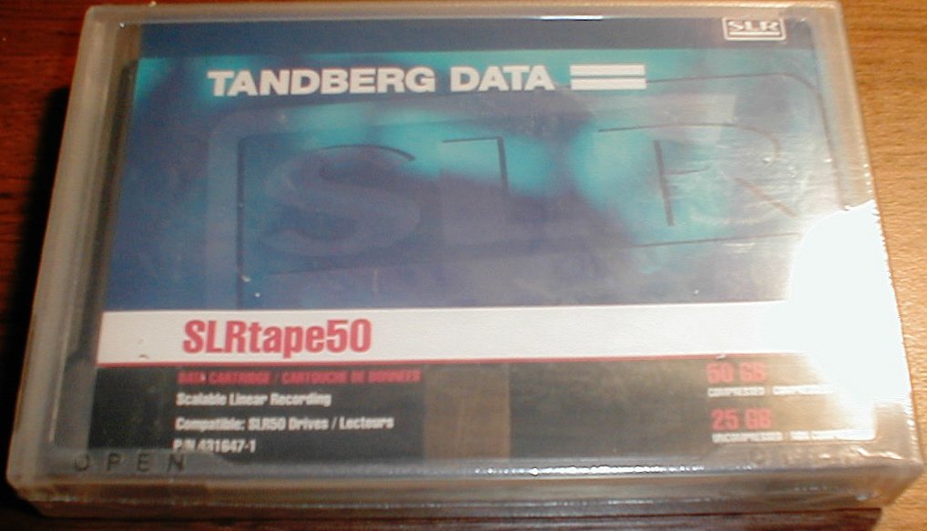 Tandberg 431647 - SLR50 Data Cartridge, 25/50GB