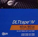 DELL 9W080 DLT IV 20/40/80GB Tape Media Data cartridge