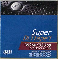 Dell Super DLT SDLT1 09W085 Data Cartridge, Tape Media