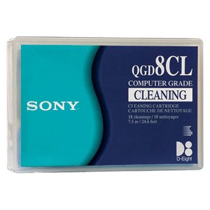 Sony QGD8CL - 8mm, D8, Cleaning Tape Cartridge, 18 pass