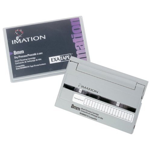Imation 45383 - 8mm, D8 Cleaning Cartridge Tape, 20 Cleanings,