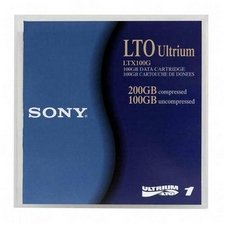 Sony LTX100G LTO Ultrium-1 Data Cartridge 100/200GB Tape Media