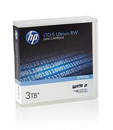 HP C7975A - LTO-5 Tape, Ultrium Data Cartridge, 1.5 TB / 3.0 TB