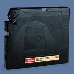 Imation 41334 - 1/2 Inch, 9940 Data Cartridge, Black Watch, 60/240GB, Option 03/1 Initialized