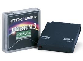 TDK LTO 3 Tape Media, D2406 Ultrium 3 400/800GB Data Cartridge