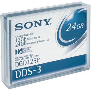 Sony DGD125P - 4mm, DDS-3 Data Cartridge, 125m, 12/24GB