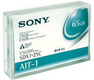 SONY SDX1-25C AIT-1 Media Data Cartridge 25/65GB