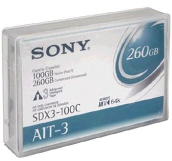 Sony SDX3-100C Tape Media 260GB 230m Data cartridge