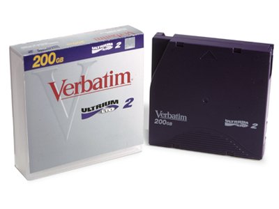 Verbatim 94527 LTO2, ULTRIUM2, 200/400GB TAPE Data Cartridge