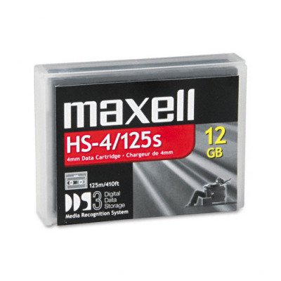 Maxell 200025 - 4mm, DDS-3 Data Cartridge, 125m, 12/24GB HS-4/125s