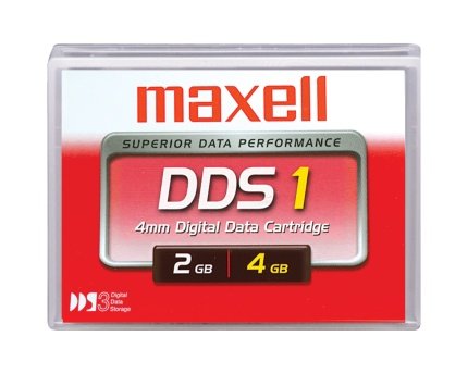 Maxell 331910 - 4mm, DDS-1 Data Cartridge, 90m, 2/4GB
